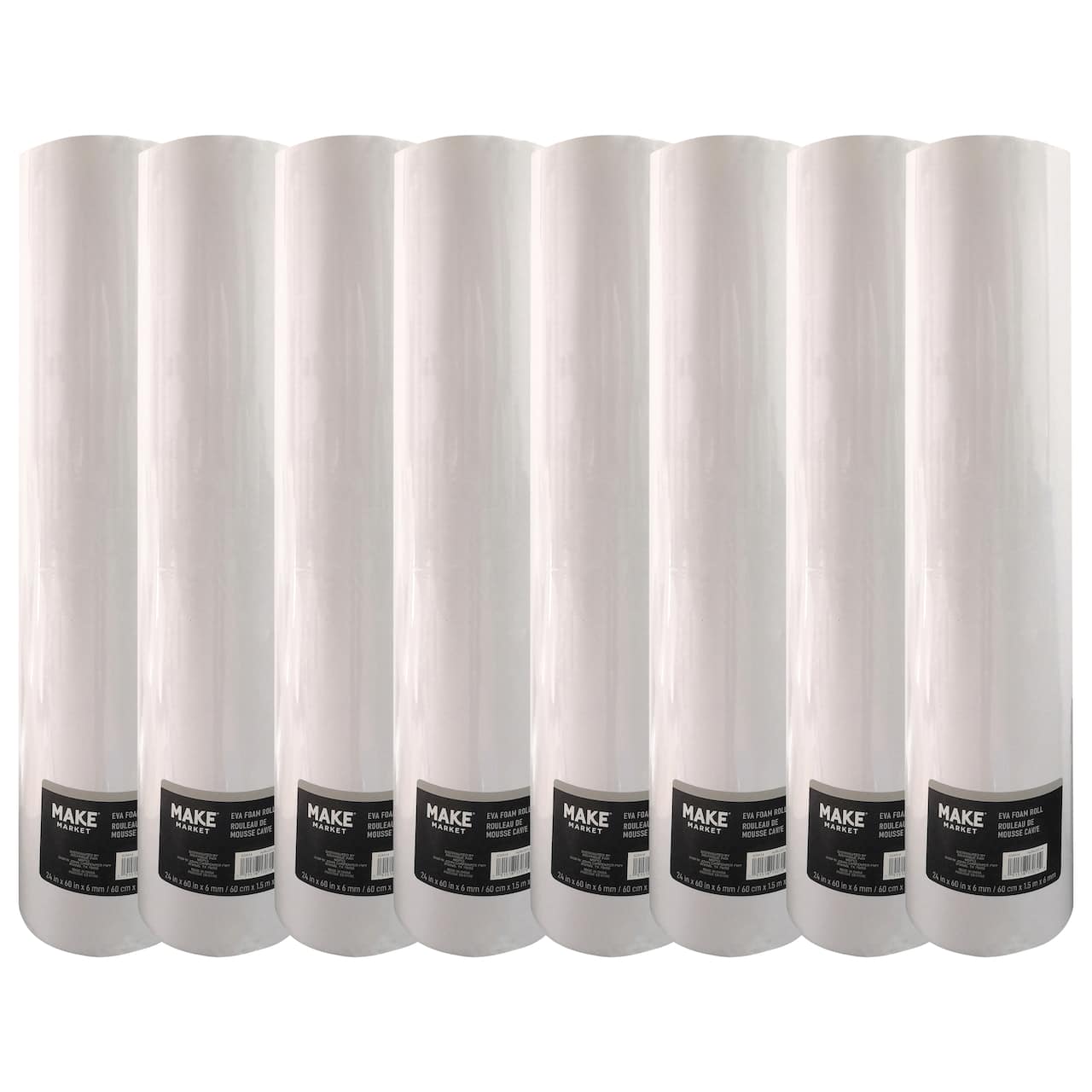 8 Pack: 6mm EVA Foam Roll by Make Market®